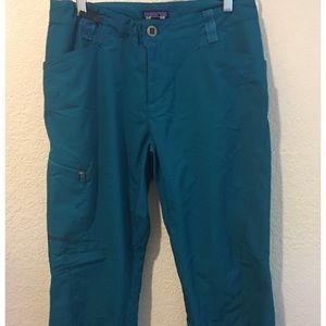 PATAGONIA Snowboarding, skiing turquoise pants size 8